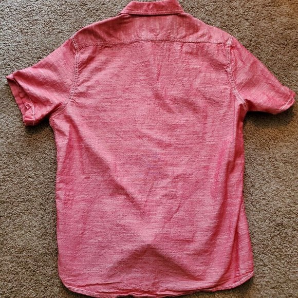 WOOLRICH Button Down Short Sleeve Shirt Mens Size M Medium - Picture 6 of 11